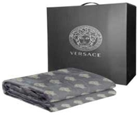 VERSACE 杜莎頭像壓花休閑毯  編號(hào)：V91137J