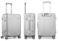 DB3*25001 新秀麗經(jīng)典鋁鎂合金登機(jī)箱 55/20-銀色