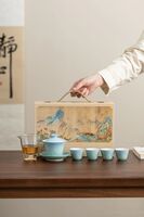 千里江山蓋碗小套組
