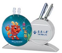 時(shí)尚筆筒臺(tái)歷-精彩龍年